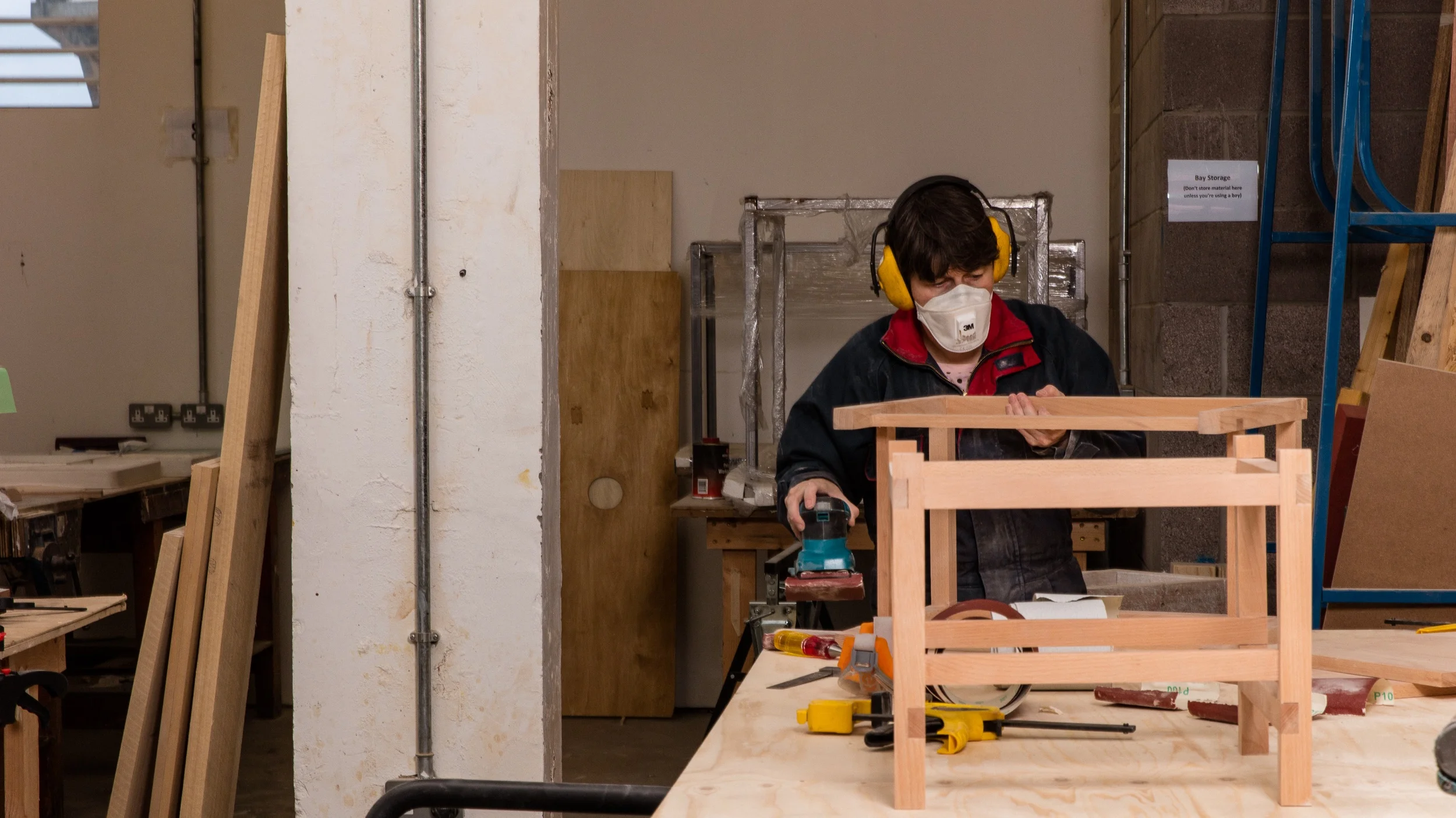 Carpentry work in progress
